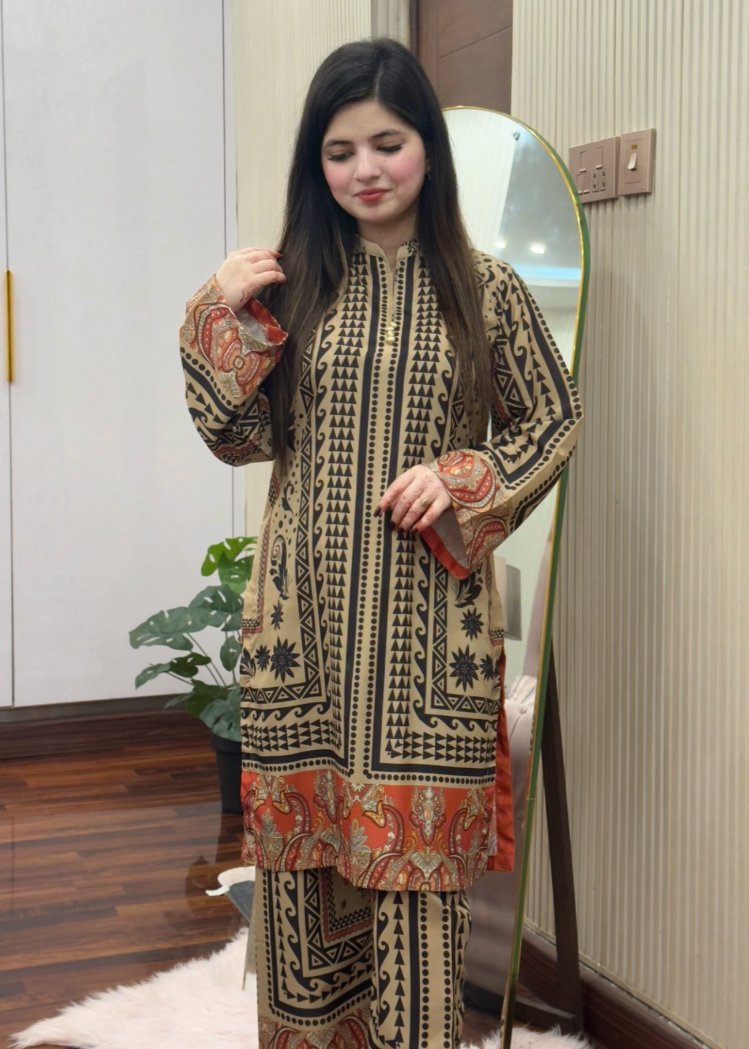 Miraal co-ord set by Tehzeeb Libas (view 2)