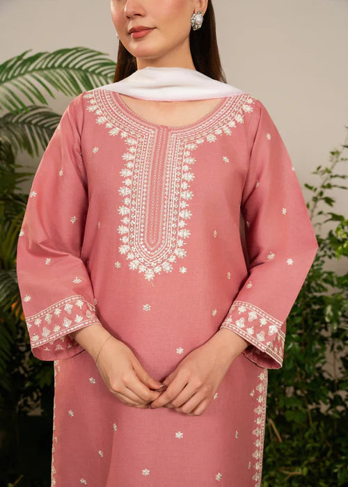 Barbie embroidered 3-piece suit by Tehzeeb Libas (view 5)