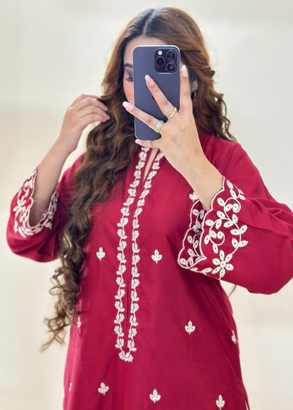 Nirmal stitched eastern suit by Tehzeeb Libas (view 3)