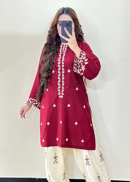 Nirmal stitched eastern suit by Tehzeeb Libas (view 4)