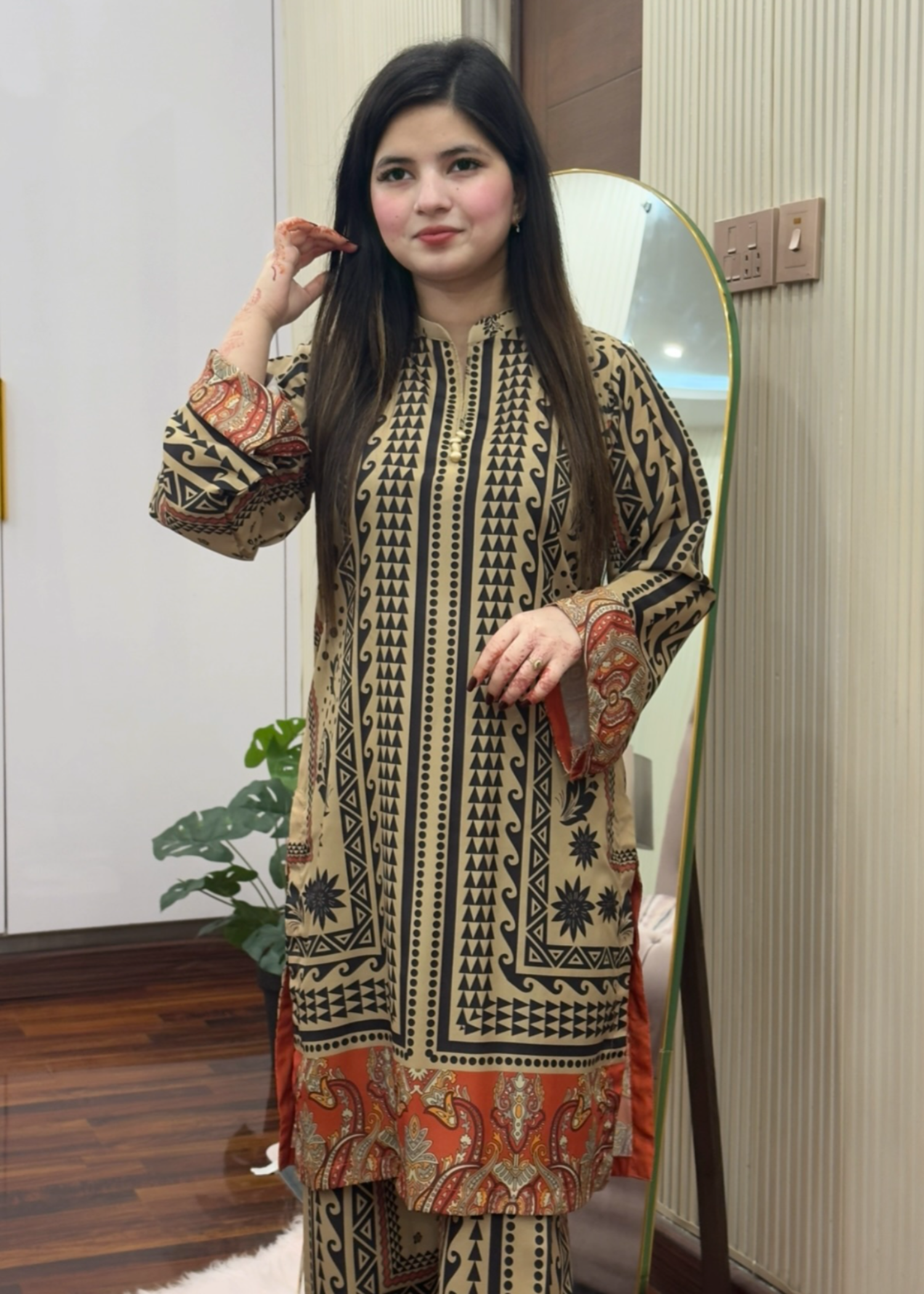 Miraal co-ord set by Tehzeeb Libas (view 4)