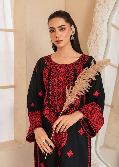 Glaze embroidered 2-piece suit by Tehzeeb Libas (view 2)