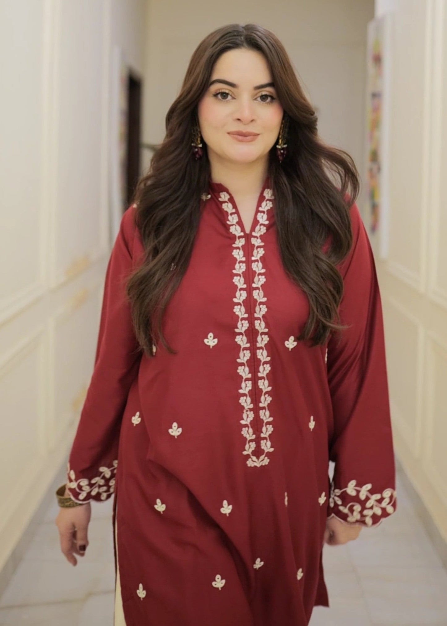 MULBERRY EMBROIDERED 2PC