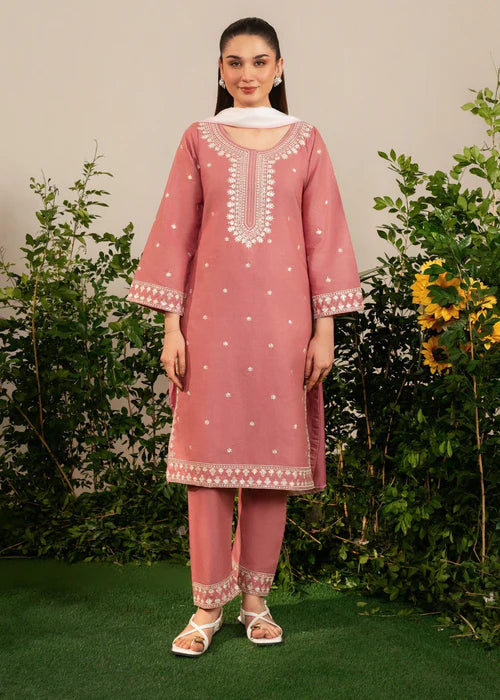 Barbie embroidered 3-piece suit by Tehzeeb Libas (view 4)