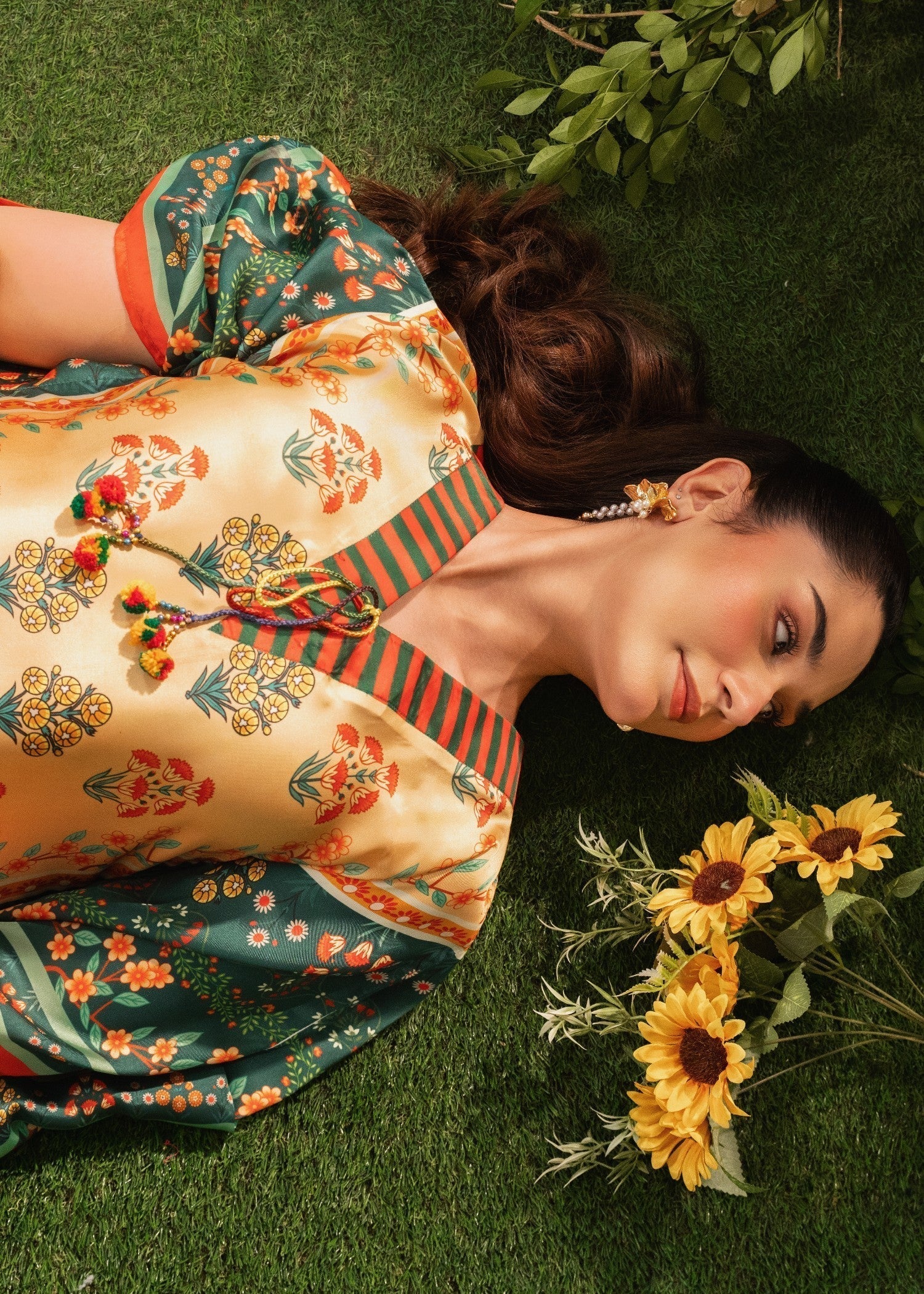 Buttercup kaftan by Tehzeeb Libas (view 3)