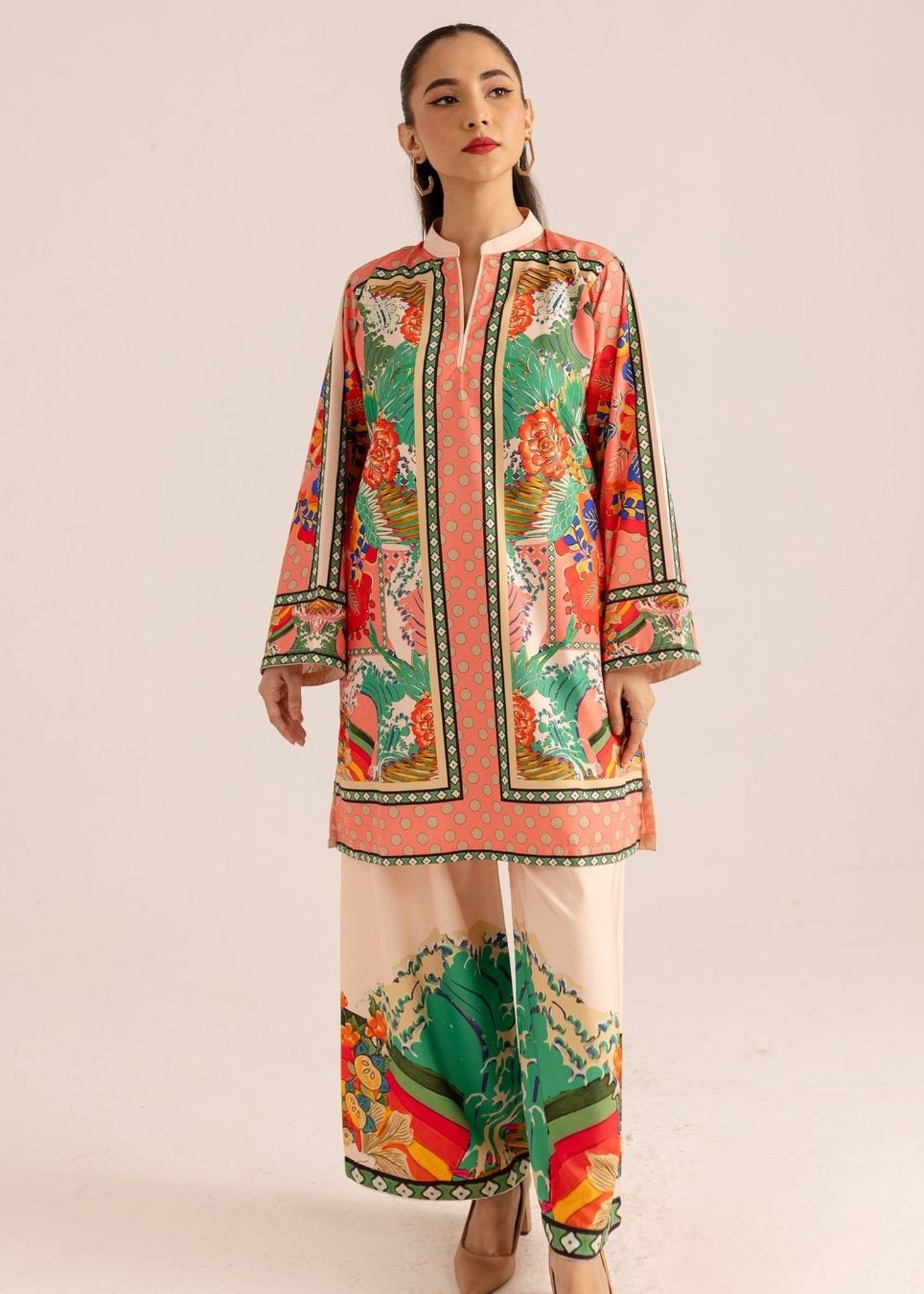 Bagh-e-Baharan khaddar 2-piece set by Tehzeeb Libas