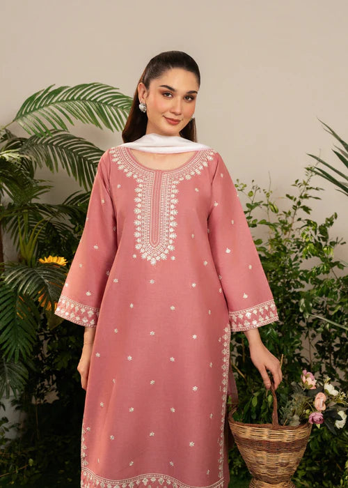 Barbie embroidered 3-piece suit by Tehzeeb Libas (view 2)