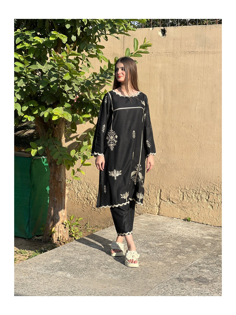 EMAAN EMBROIDERY 2PC